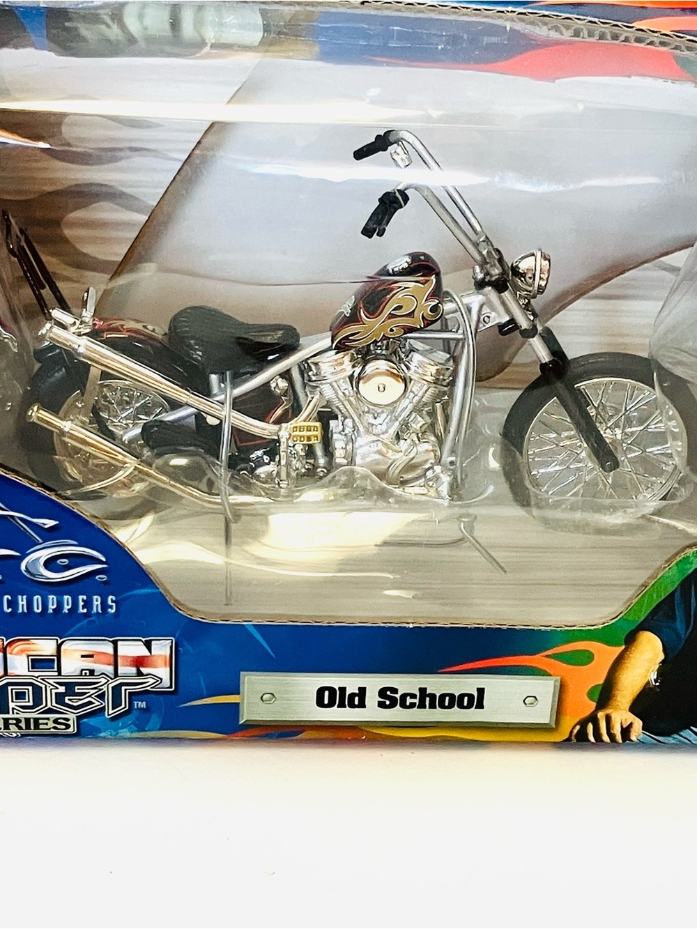 American Chopper OCC The Series Old School Bike New 2004 1:18 Die Cast Read
